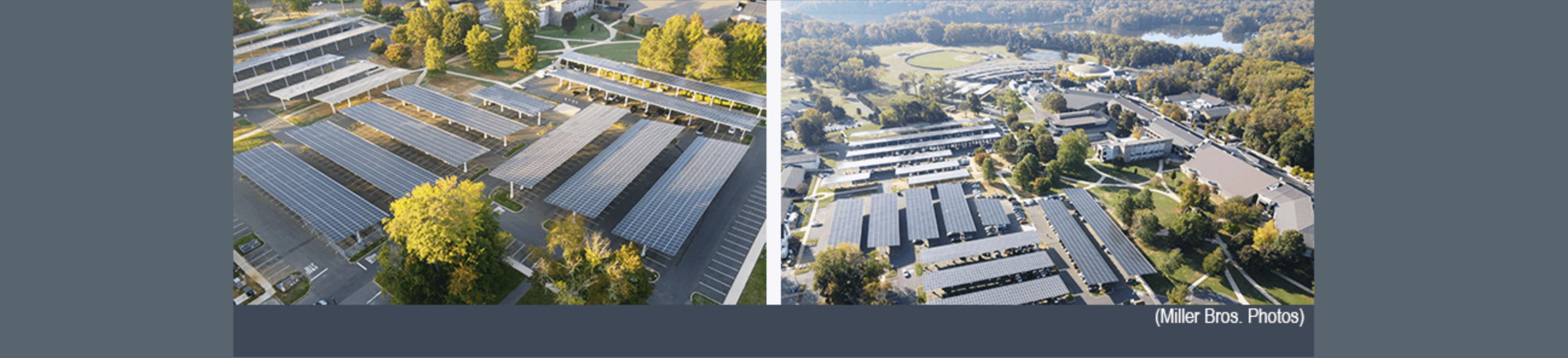 Rendering of Brookdale solar panel parking lot