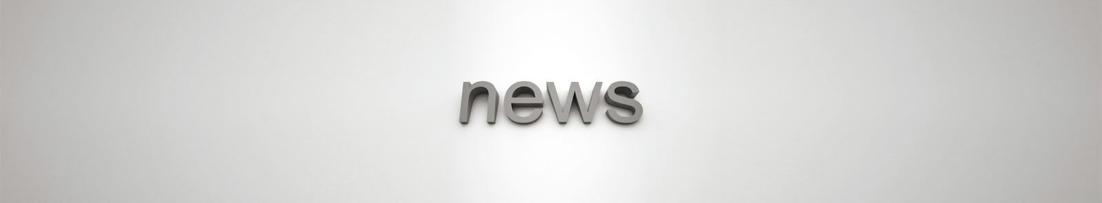 Banner reading "news"
