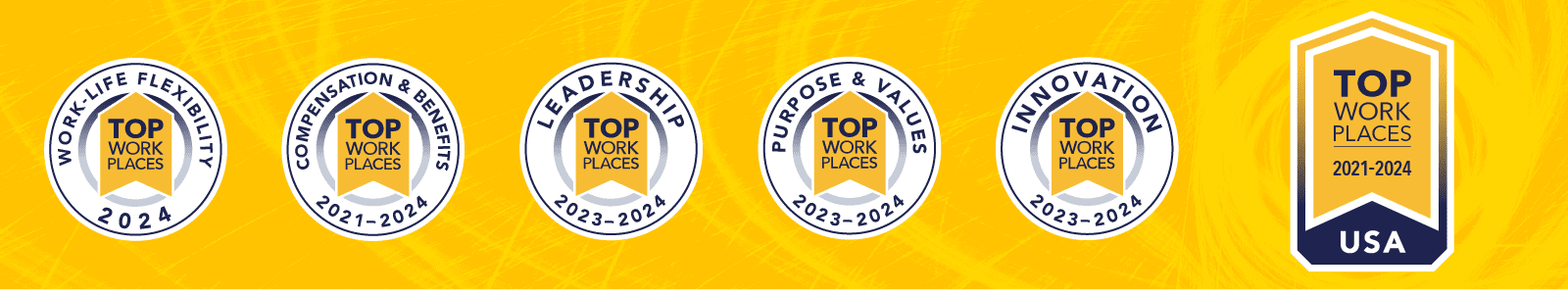Top Workplace badges awarded