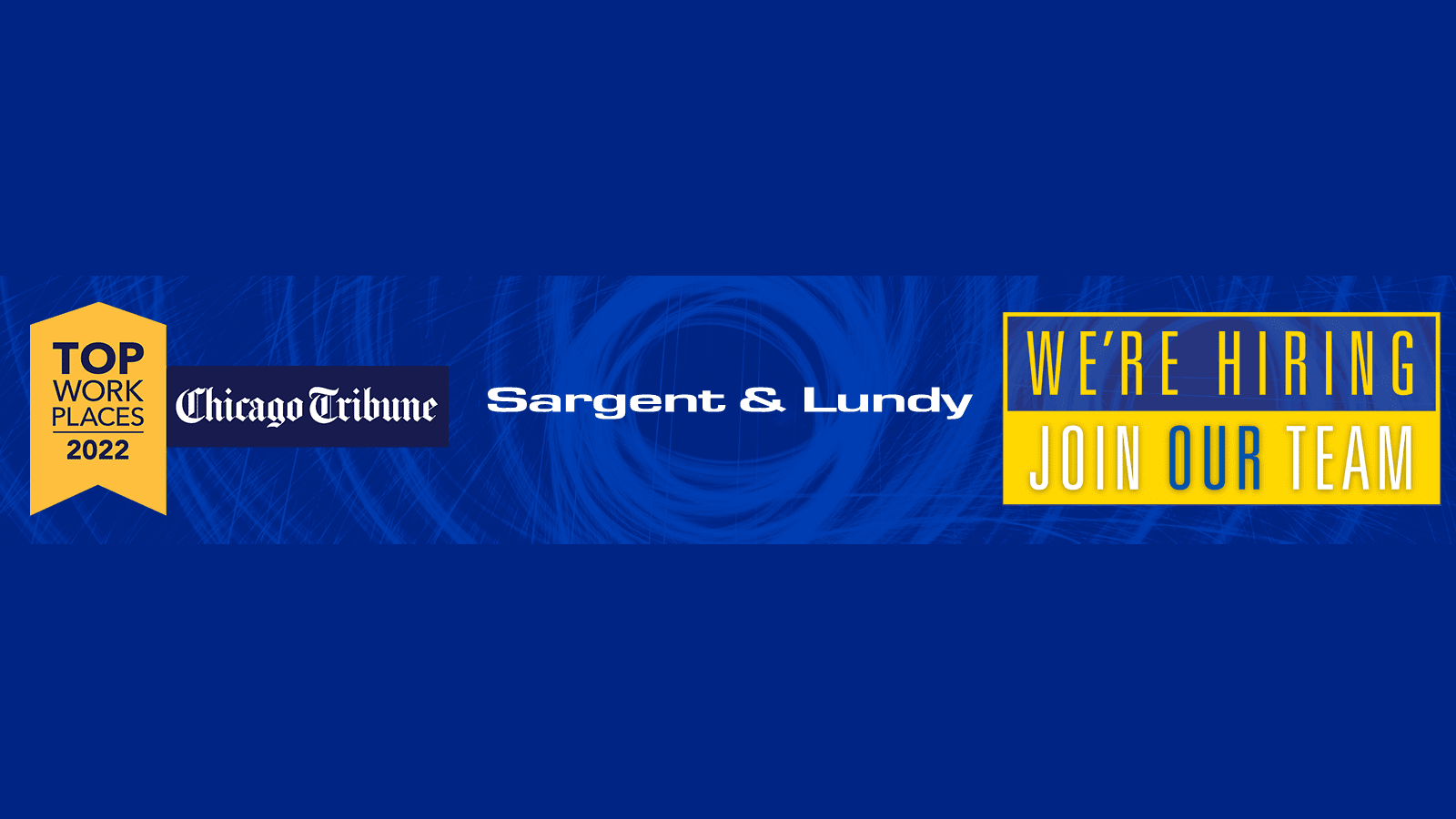 Sargent & Lundy Chicago Top Workplaces Banner