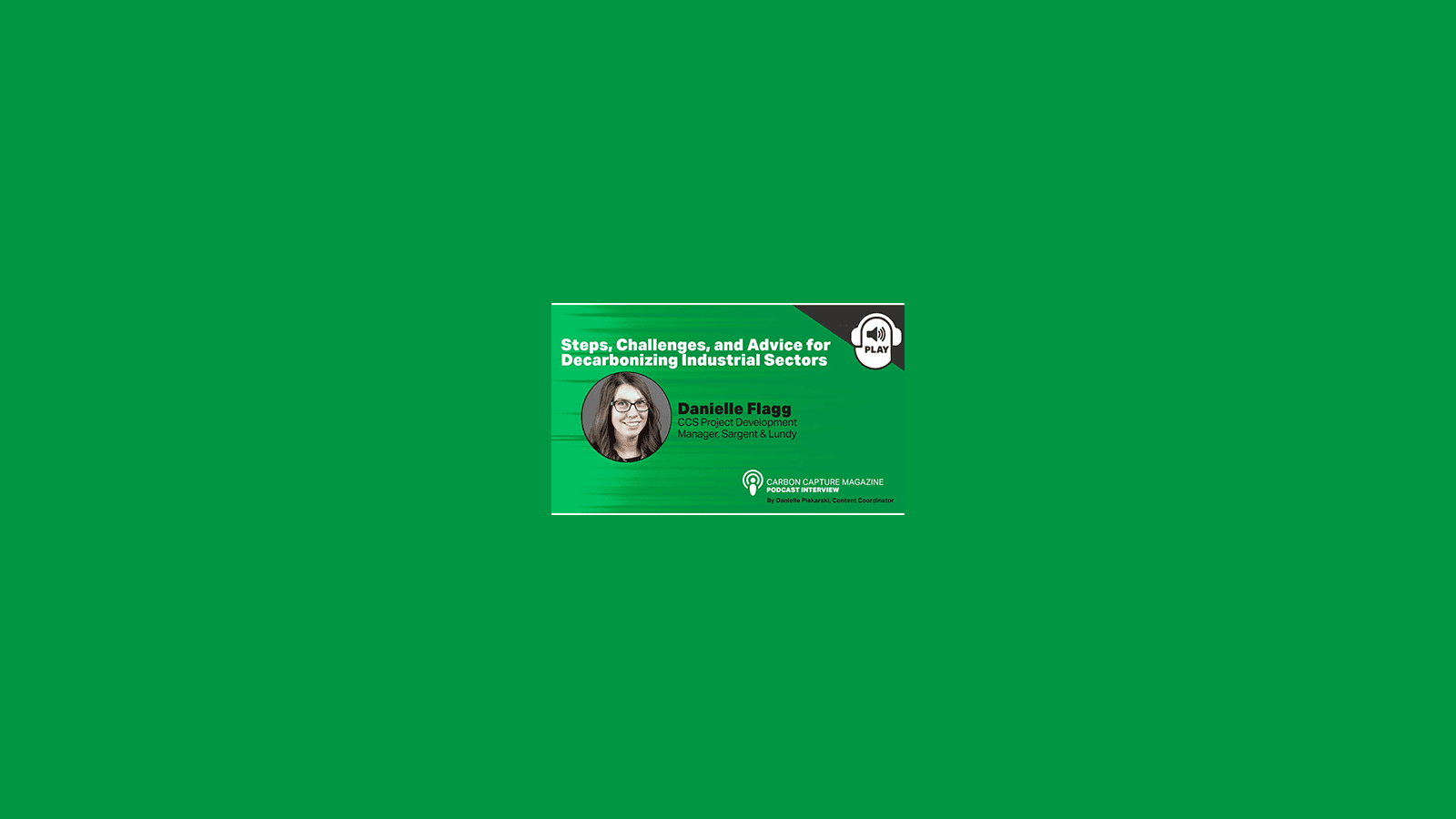 Sargent & Lundy Participates in Carbon Capture Magazine’s Podcast