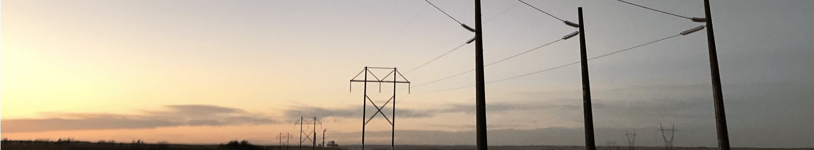T-Line at sunset