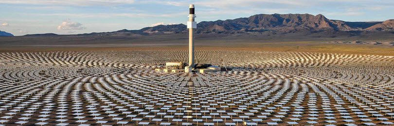 Concentrated solar power plant
