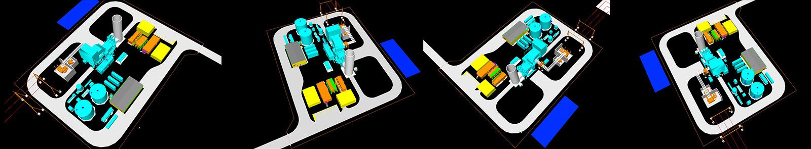 Power plant renderings
