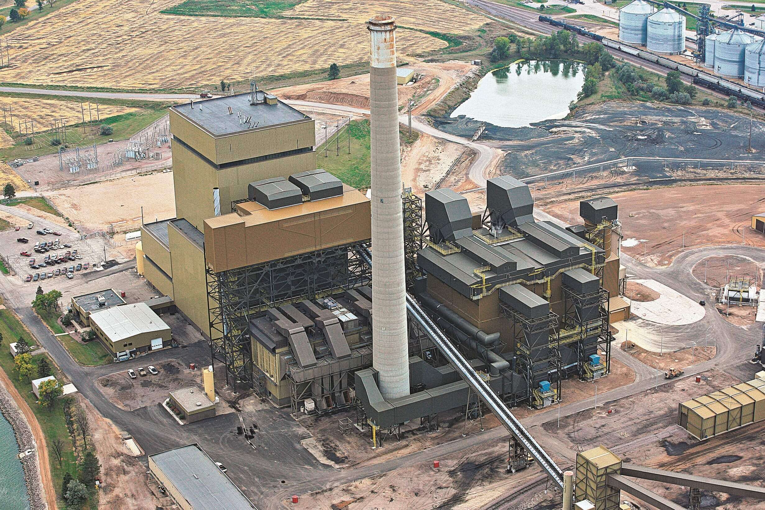 Big Stone coal-fired power plant exterior
