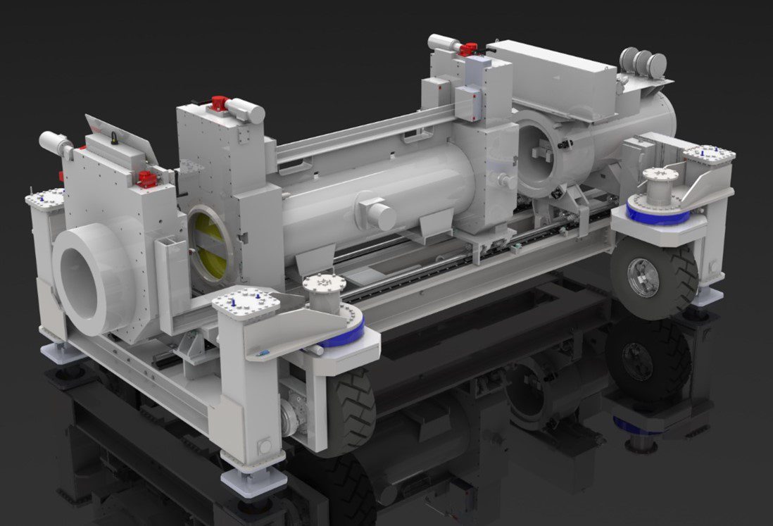 Illustration of equipment designed for the Waste Isolation Pilot Plant