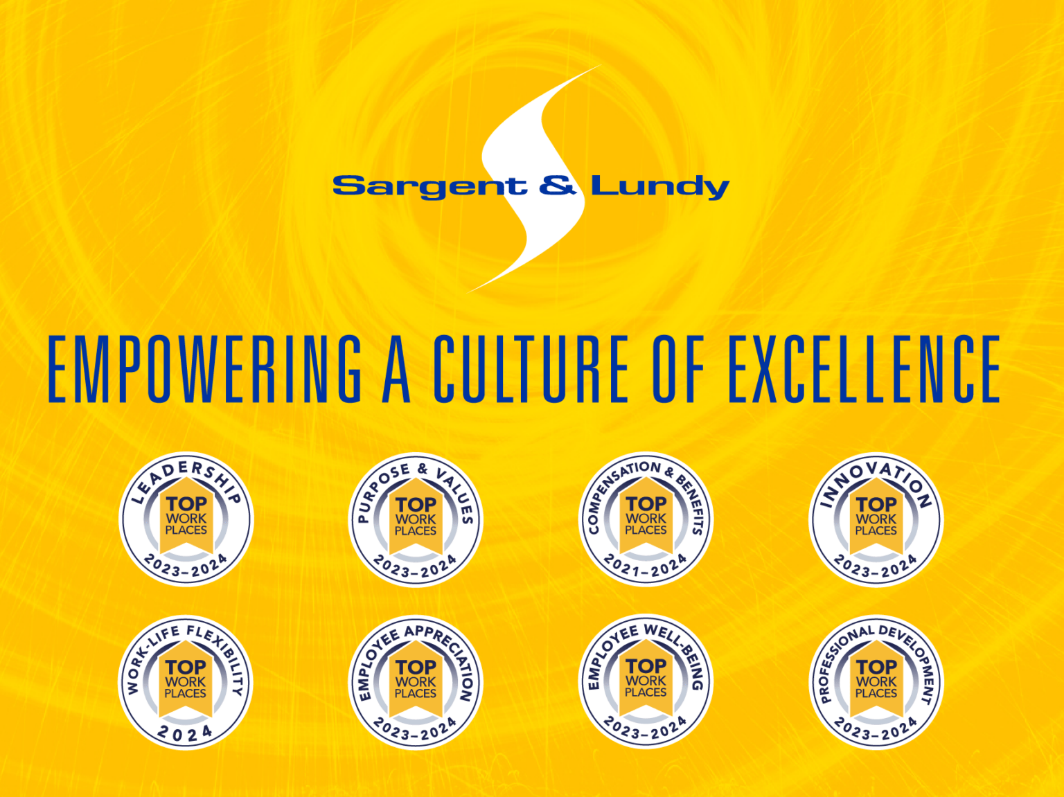 Sargent & Lundy Earns Three More Culture Excellence Awards | Sargent ...