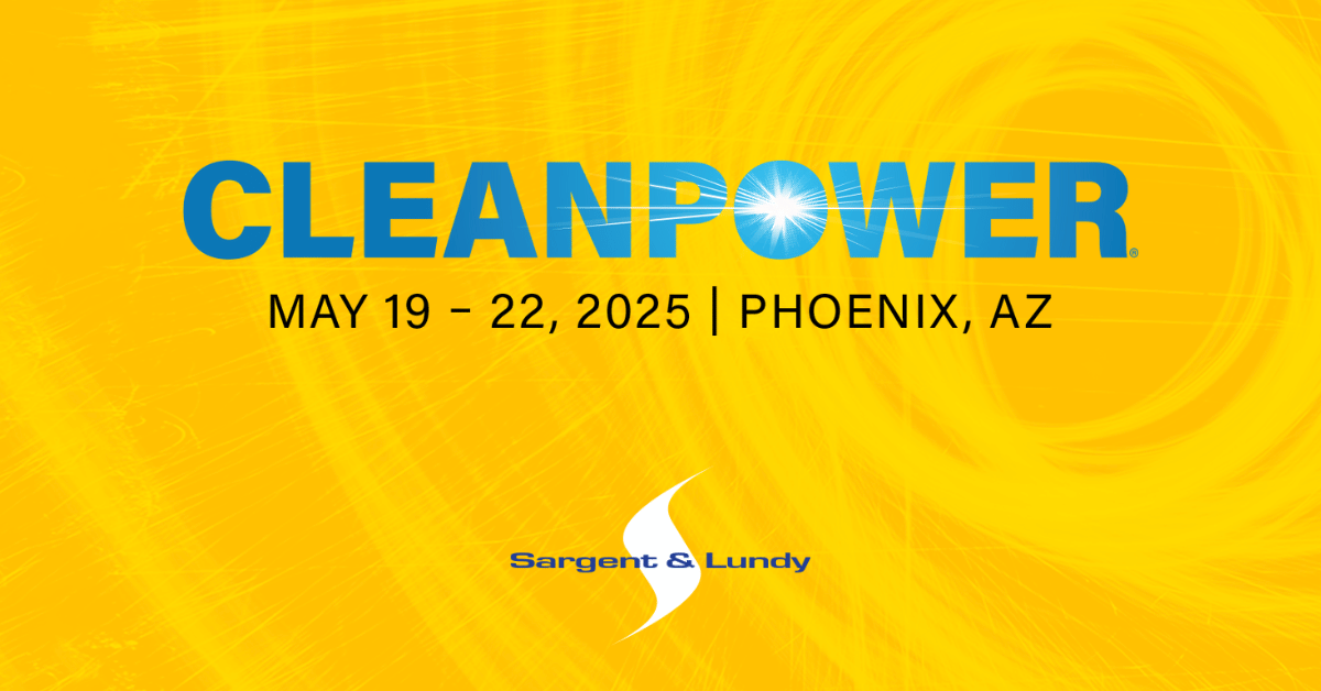 Meet the Sargent & Lundy Team at CLEANPOWER 2025