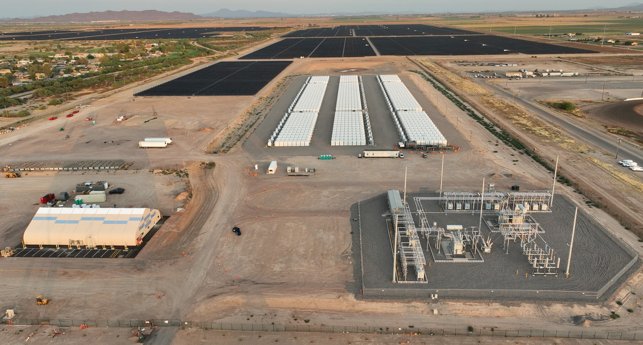 Sargent & Lundy provided owner’s engineer and design reviews of the project’s solar photovoltaic (PV), battery energy storage system (BESS), substation, and generation interconnect-lines.