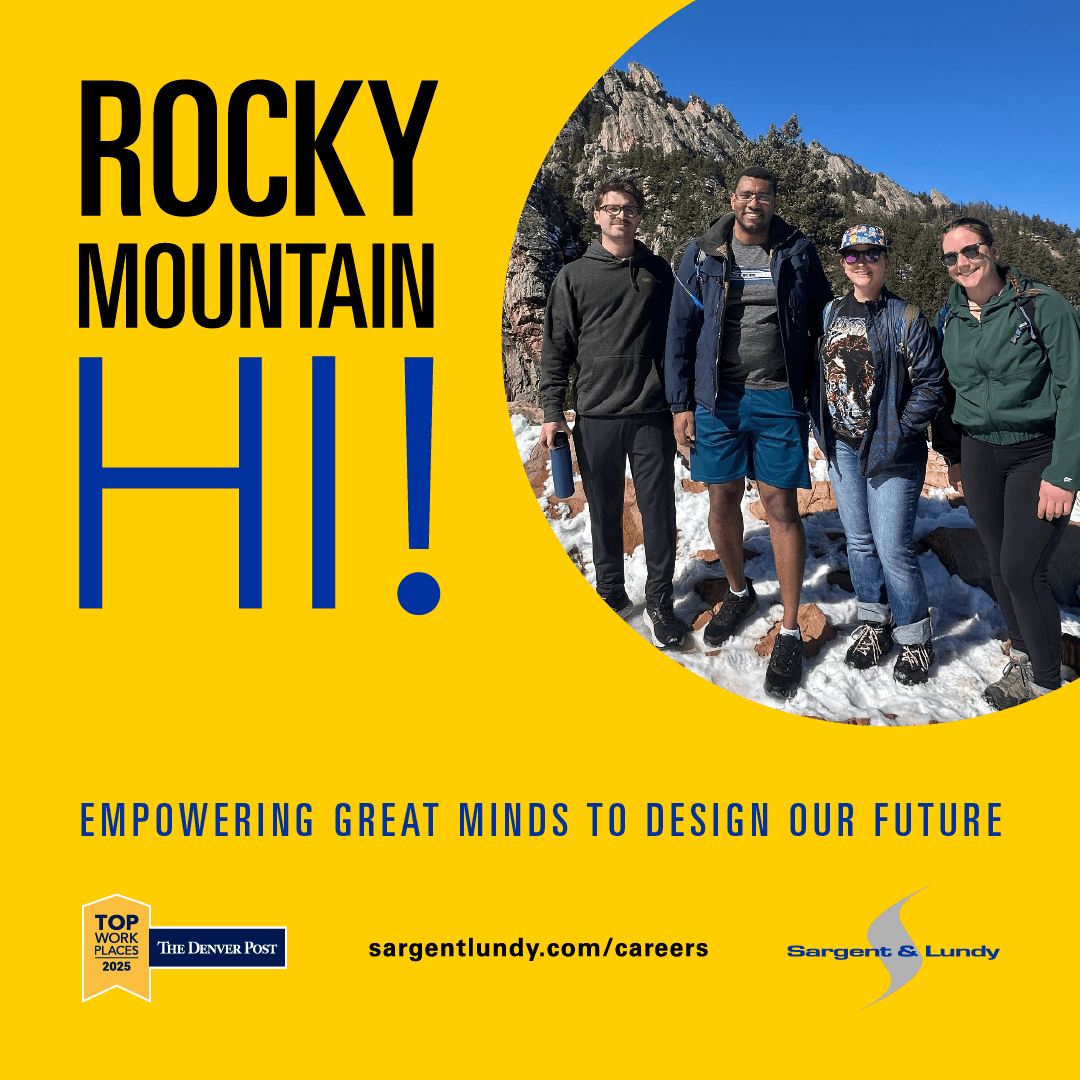 Sargent & Lundy was named to The Denver Post's Top Workplaces for 2025.