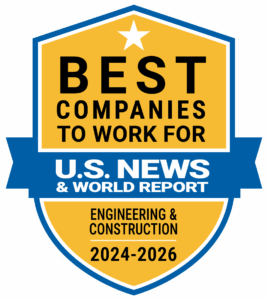 Sargent & Lundy was named to U.S. News & World Report's Best Companies to Work For in Engineering & Construction for 2024-25.