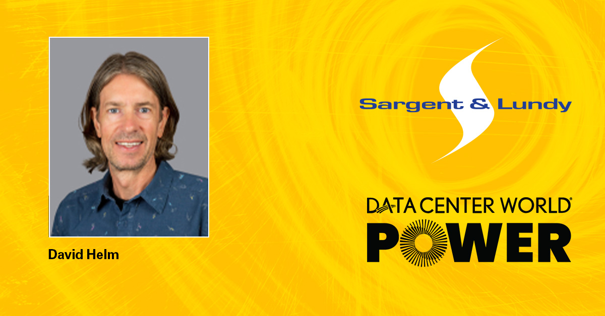 Sargent & Lundy's David Helm will discuss on-site generation permitting for data centers at Data Center World Power 2025.