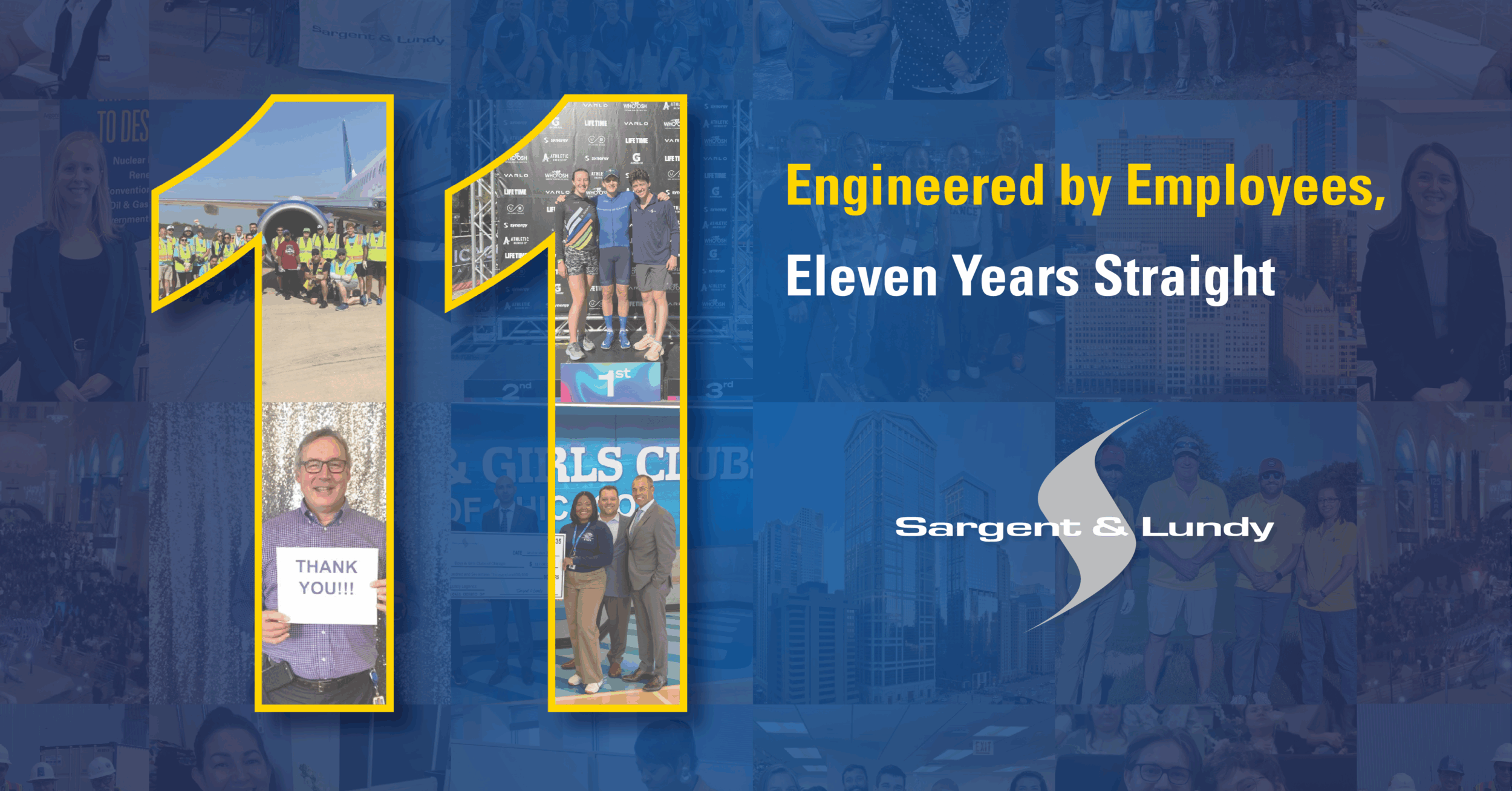 Sargent & Lundy named a Chicago Tribune Top Workplace for the 11th year in a row