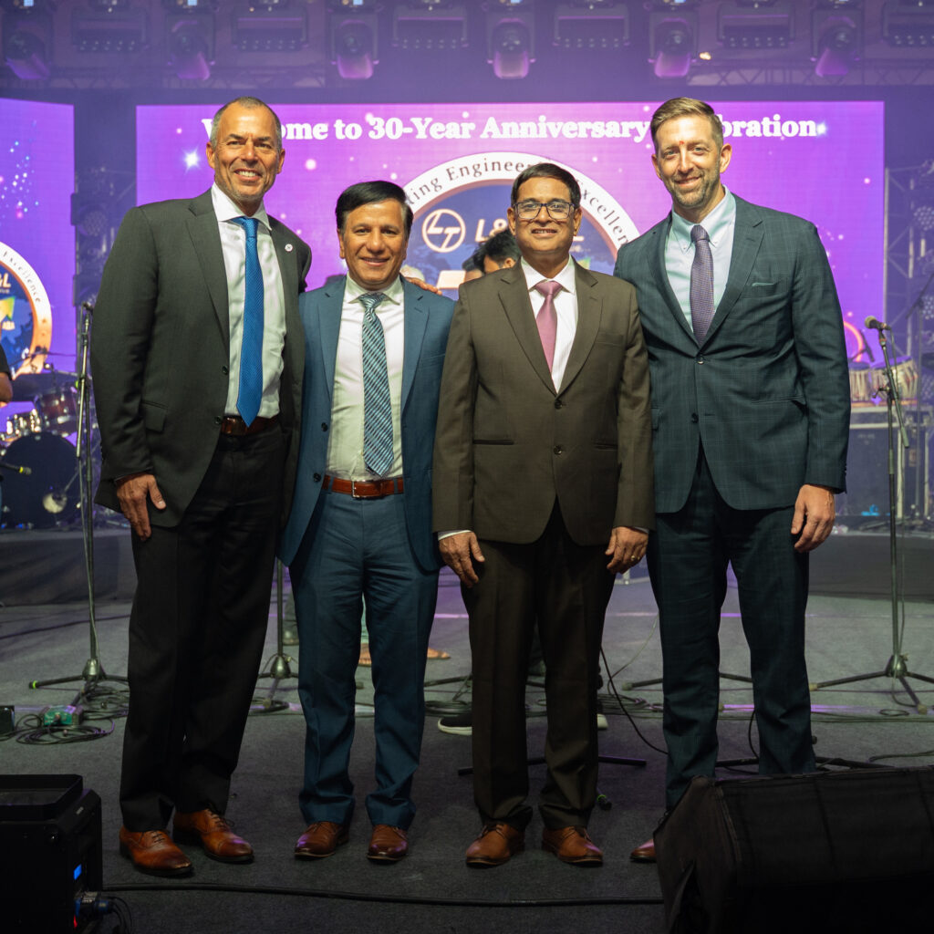 Sargent & Lundy and L&T-Sargent &Lundy Limited leaders at the 30th anniversary celebration of joint venture.