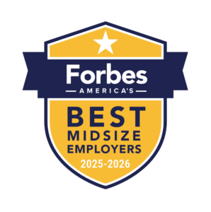 Forbes Best Midsize Employers 2026 Badge