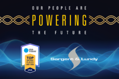 Sargent & Lundy Top Workplaces USA 2026 award graphic