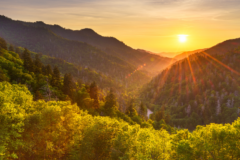 Tennessee Valley at sunset