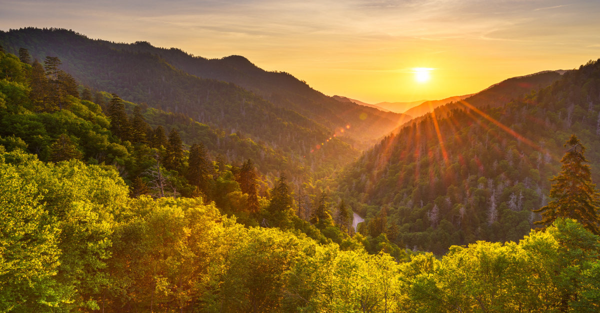 Tennessee Valley at sunset