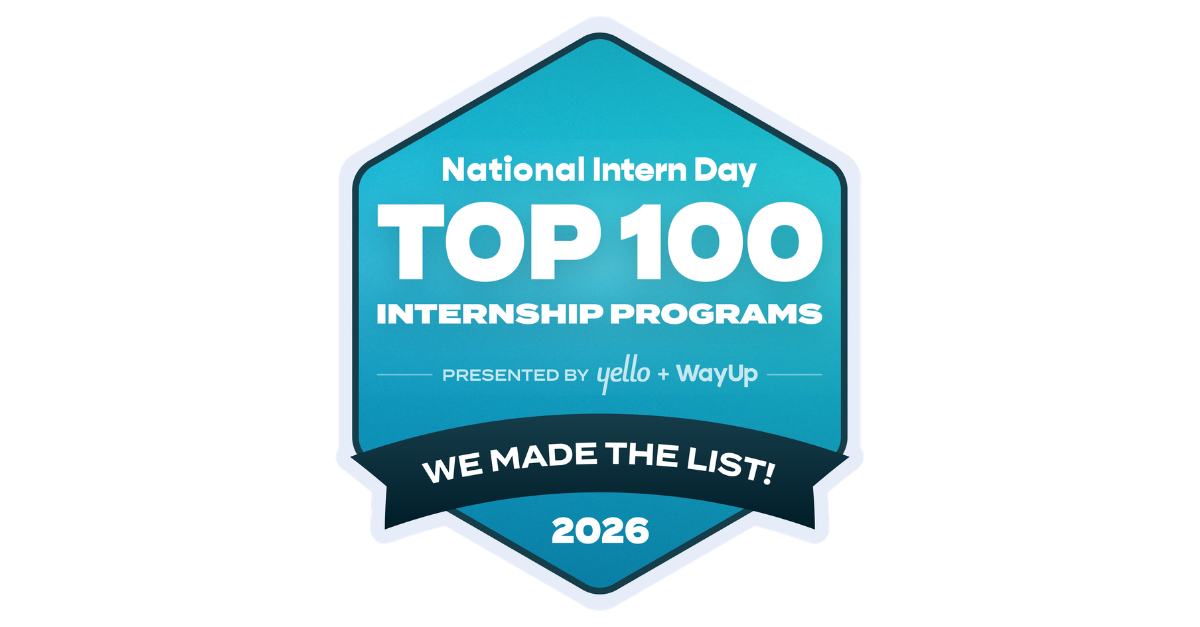 2026 Top 100 Internship Programs badge